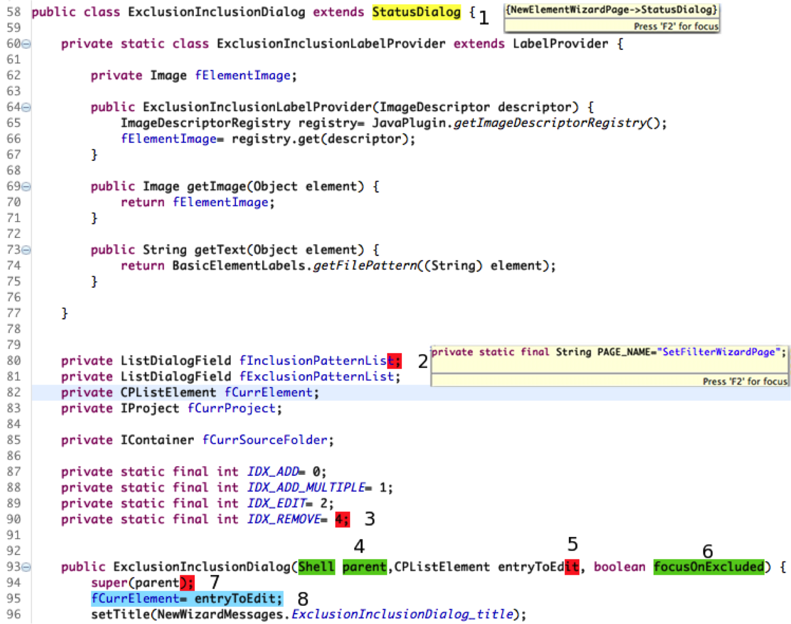 Change Visualization Description
