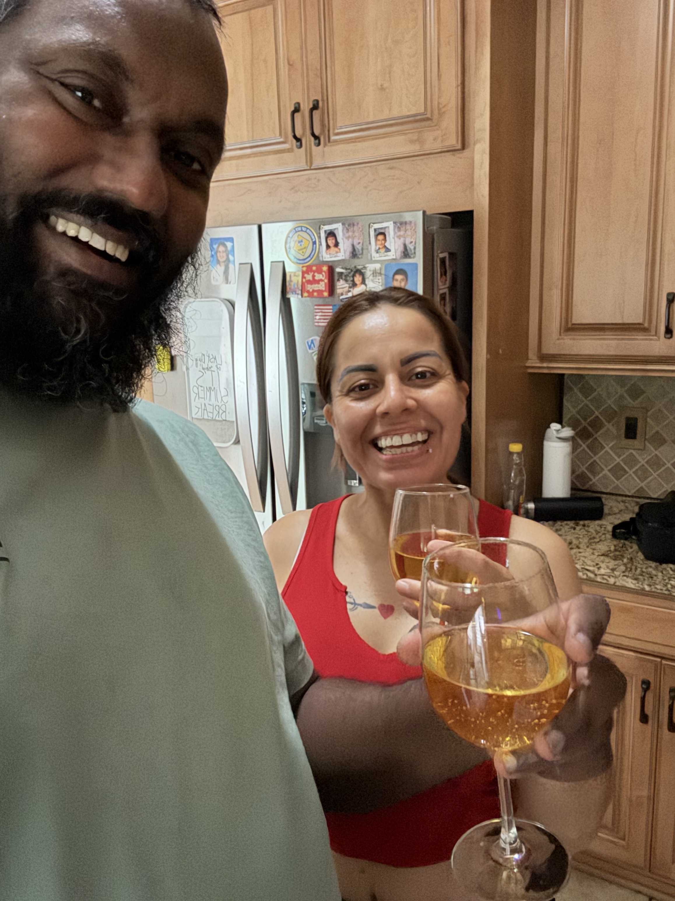 Celebrating after launching the project
